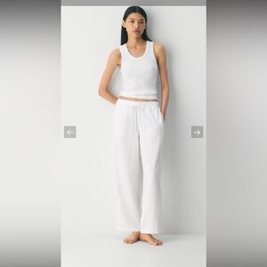 Babaton Cream Textured Pants